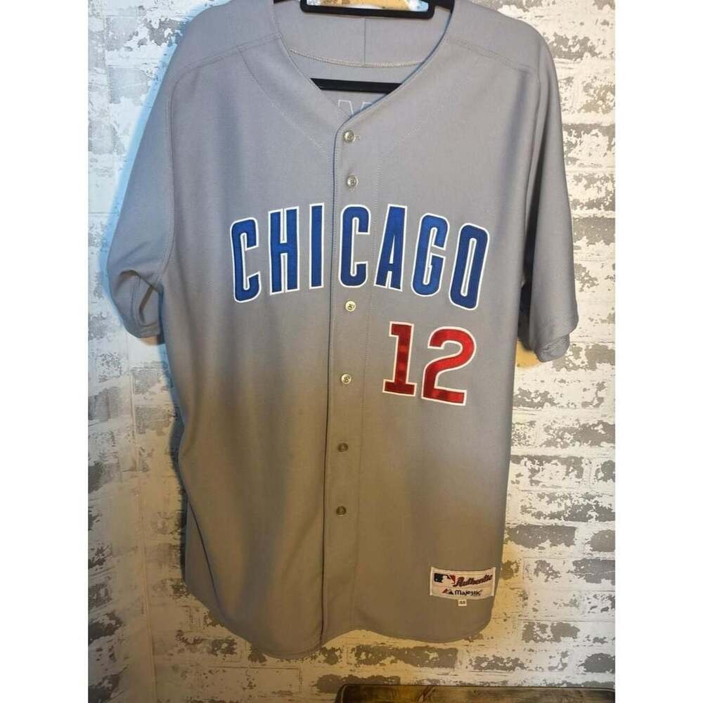 Majestic Chicago Cubs Tony Armas Jr 12 Jersey Size 48